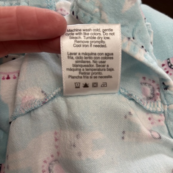 Karen Neuburger Live Love Lounge Womens L Flannel Pajama Set Llama PJs Top Pants - Picture 14 of 16